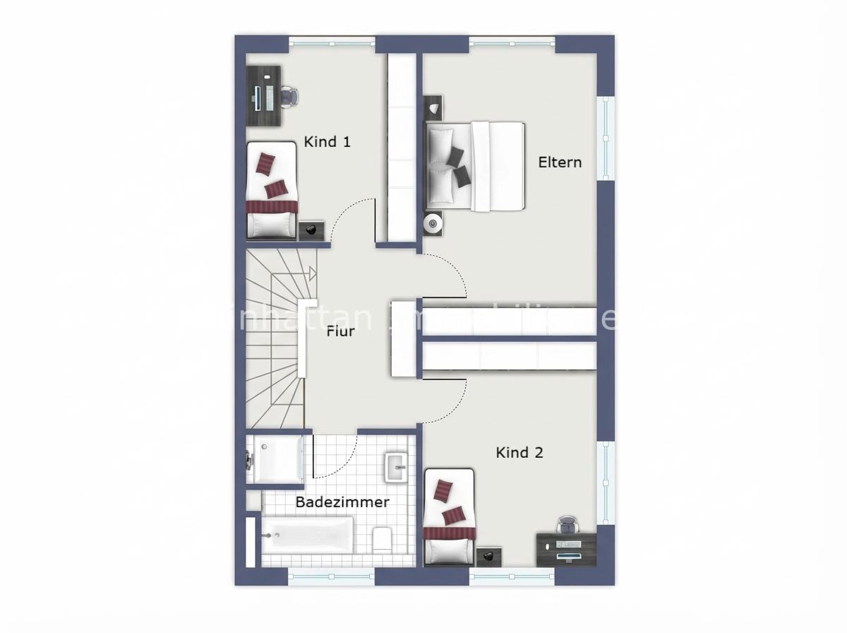 Grundriss Obergeschoss