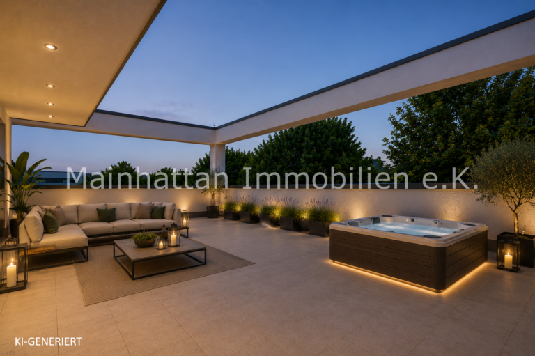 Frankfurt am Main - Penthouse mit Weitblick – Stilvoll und elegant wohnen, über den Dächern des Frankfurter Riedbergs